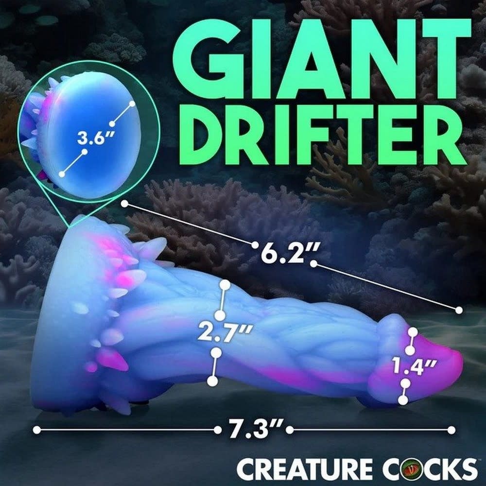 XR Brands Creature Cocks: Nomura Jellyfish Silicone Dildo