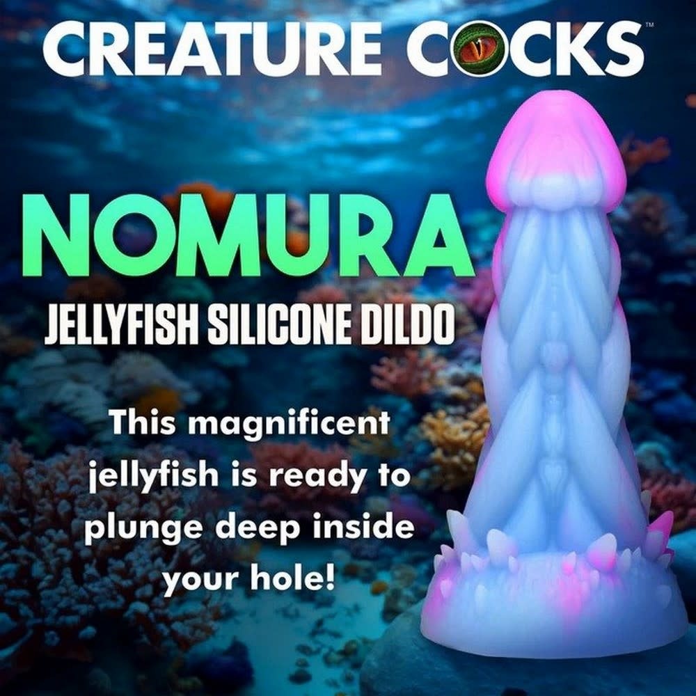 XR Brands Creature Cocks: Nomura Jellyfish Silicone Dildo