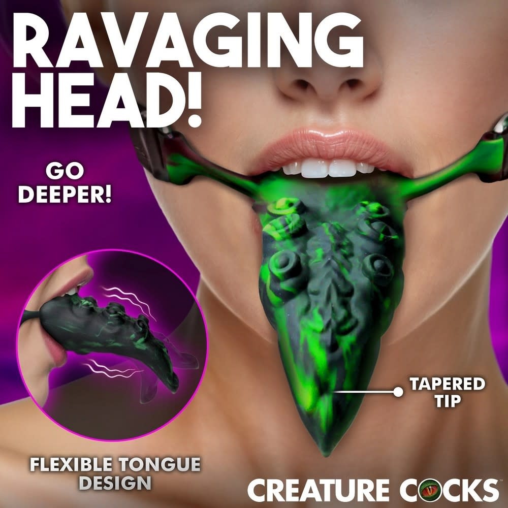 XR Brands Creature Cocks: Dragon’s Lick Vibrating Oral Enhancer