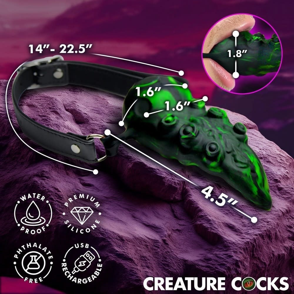 XR Brands Creature Cocks: Dragon’s Lick Vibrating Oral Enhancer