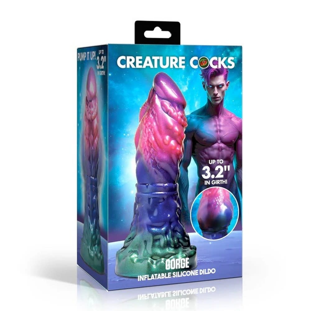 XR Brands Creature Cocks: Gorge Inflatable Dildo