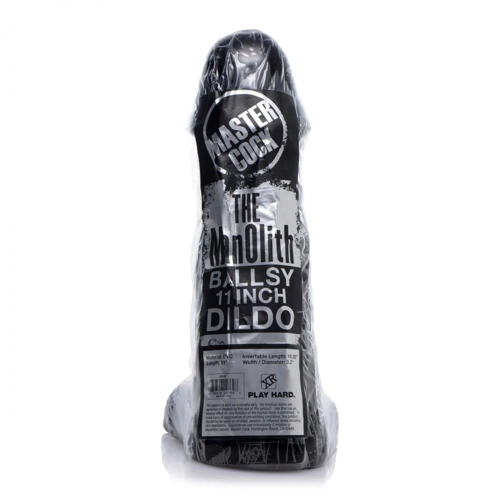 XR Brands Master Cock: The ManOlith Ballsy 11″ Dildo