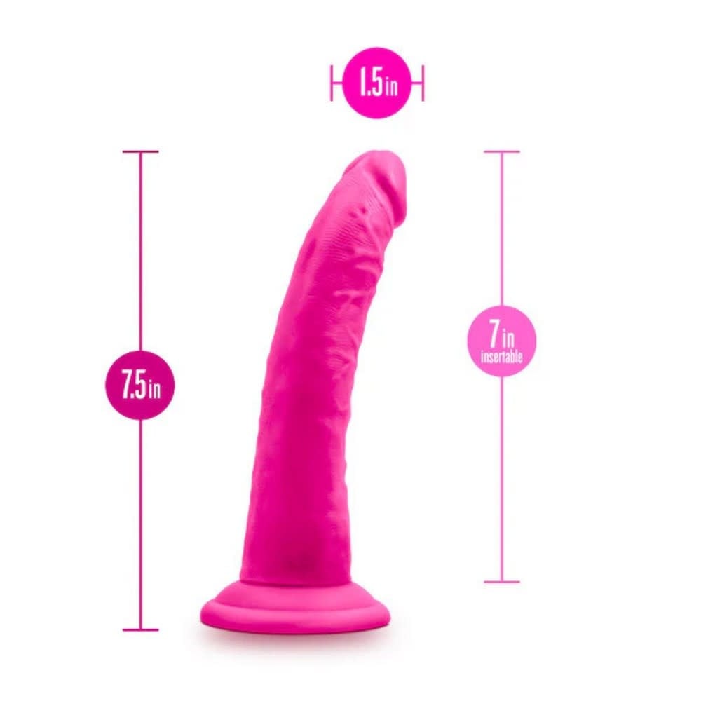 Blush Novelties Au Naturel Bold Jack 7" Dildo (Pink)
