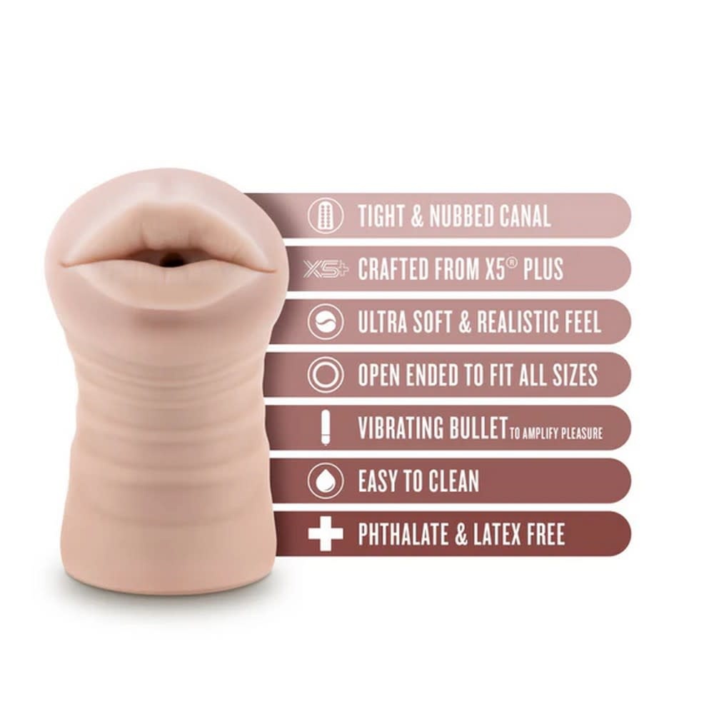 Blush Novelties EnLust Nicole AI Vibrating Mouth Stroker