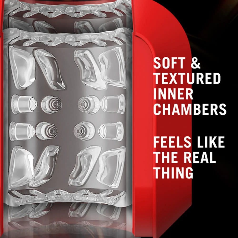 Blush Novelties M for Men: SlamBox Rotating and Thrusting Auto Stroker