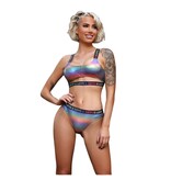 Fantasy Lingerie Vibes Love is Love Crop Top & Panty