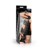 XR Brands Master Series Thunderstick Thigh Strap Vibrating Wand w/Remote