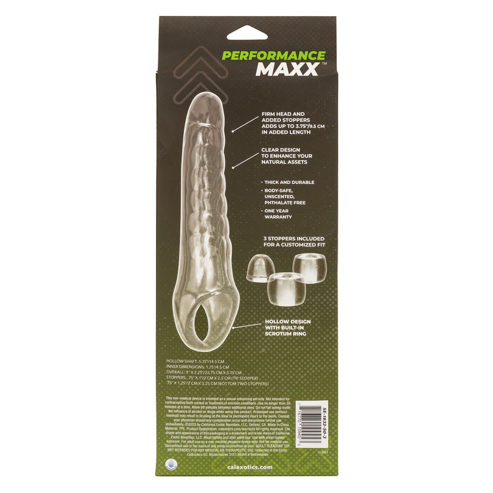 Cal Exotics Performance Maxx Clear Extension Kit