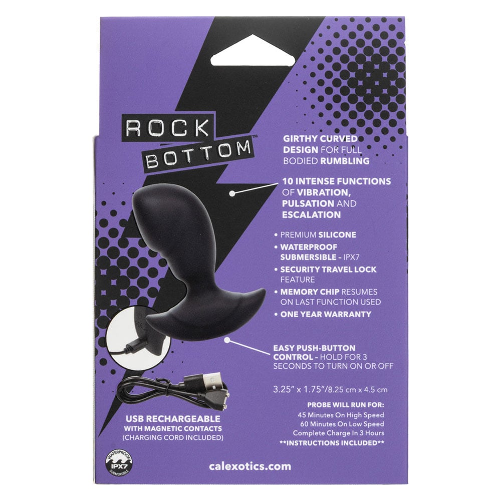 Cal Exotics Rock Bottom Rumbling Stud Probe
