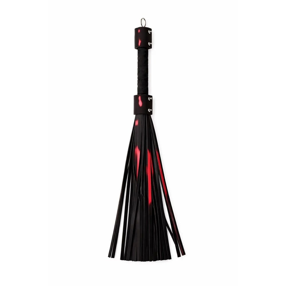Pink Elephant Heat Tease Flogger Black/Pink