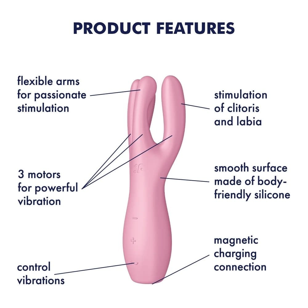 Satisfyer Satisfyer Threesome 3 Vibrator (Pink)