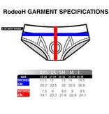 RodeoH RodeoH Slate & White Low Rise Brief+