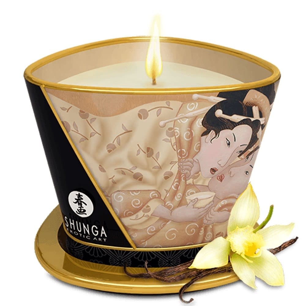 Shunga Shunga Massage Candle 5.7 oz (Vanilla Fetish)