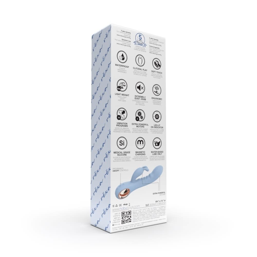 Nobü Toys Nobü Essentials: Rëxa Silicone Dual Rabbit Vibrator