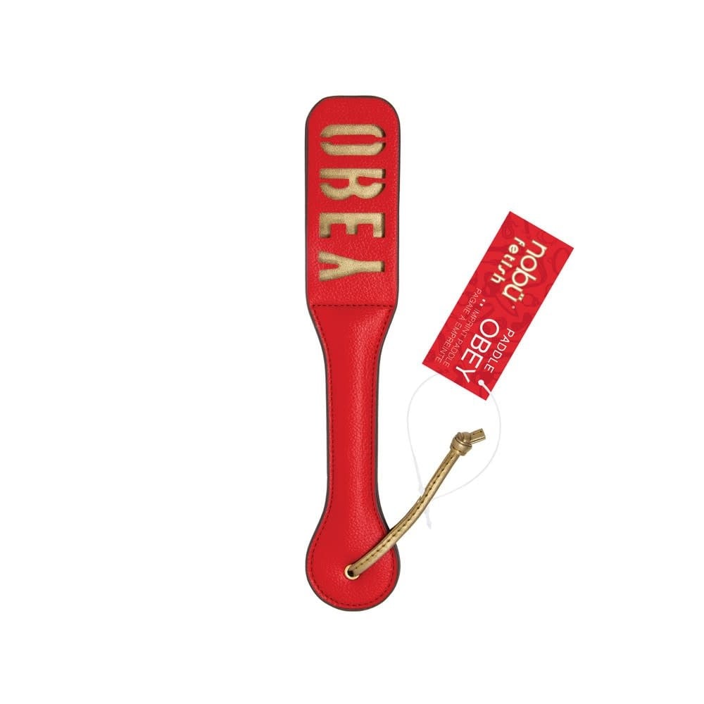 Nobü Toys Nobü Fetish Paddle: Obey