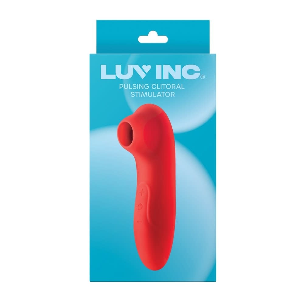 Luv Inc. Air Pulse Clitoral Stimulator (Red)