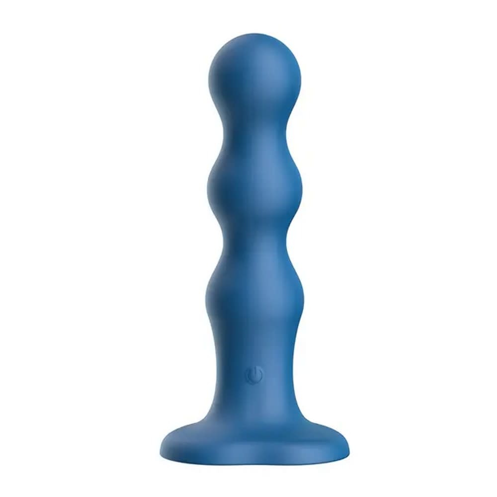 Luv Inc. Beaded Strap On Luv Vibe (Blue)
