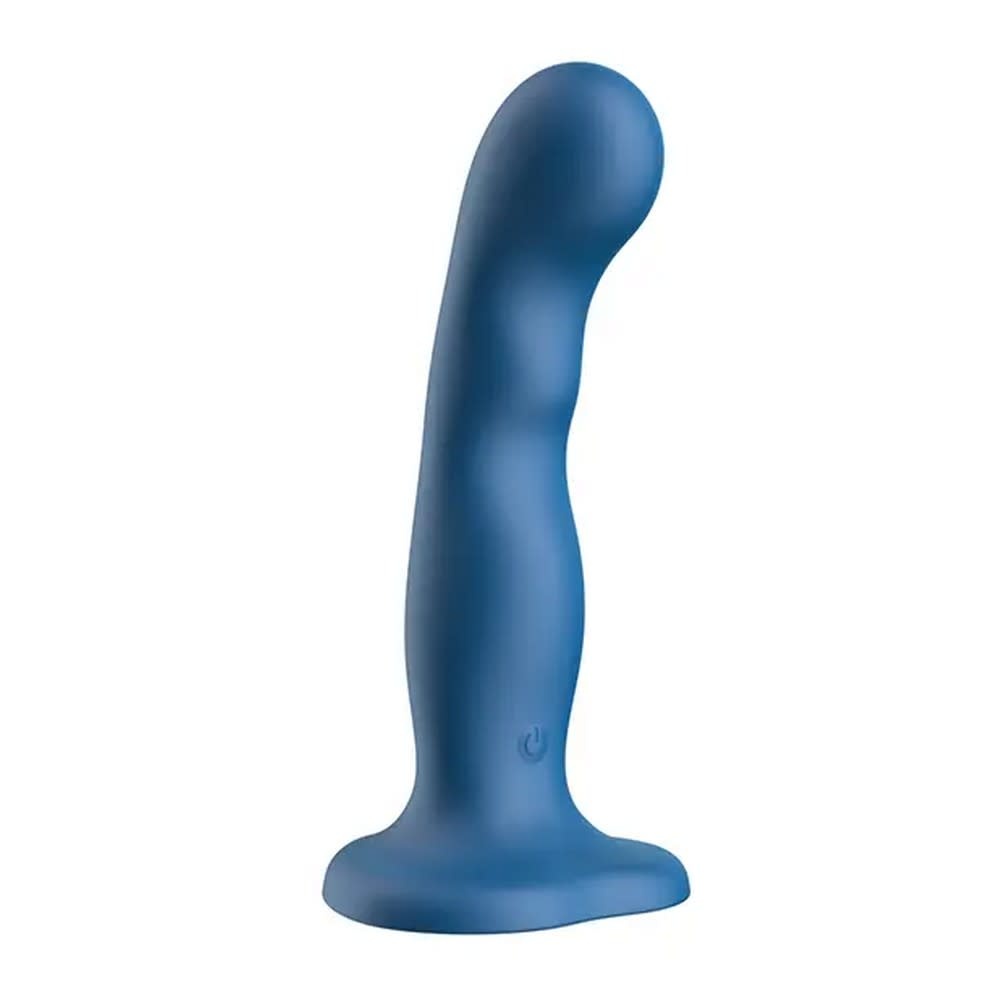 Luv Inc. Wavy Strap-On Luv Vibe (Blue)