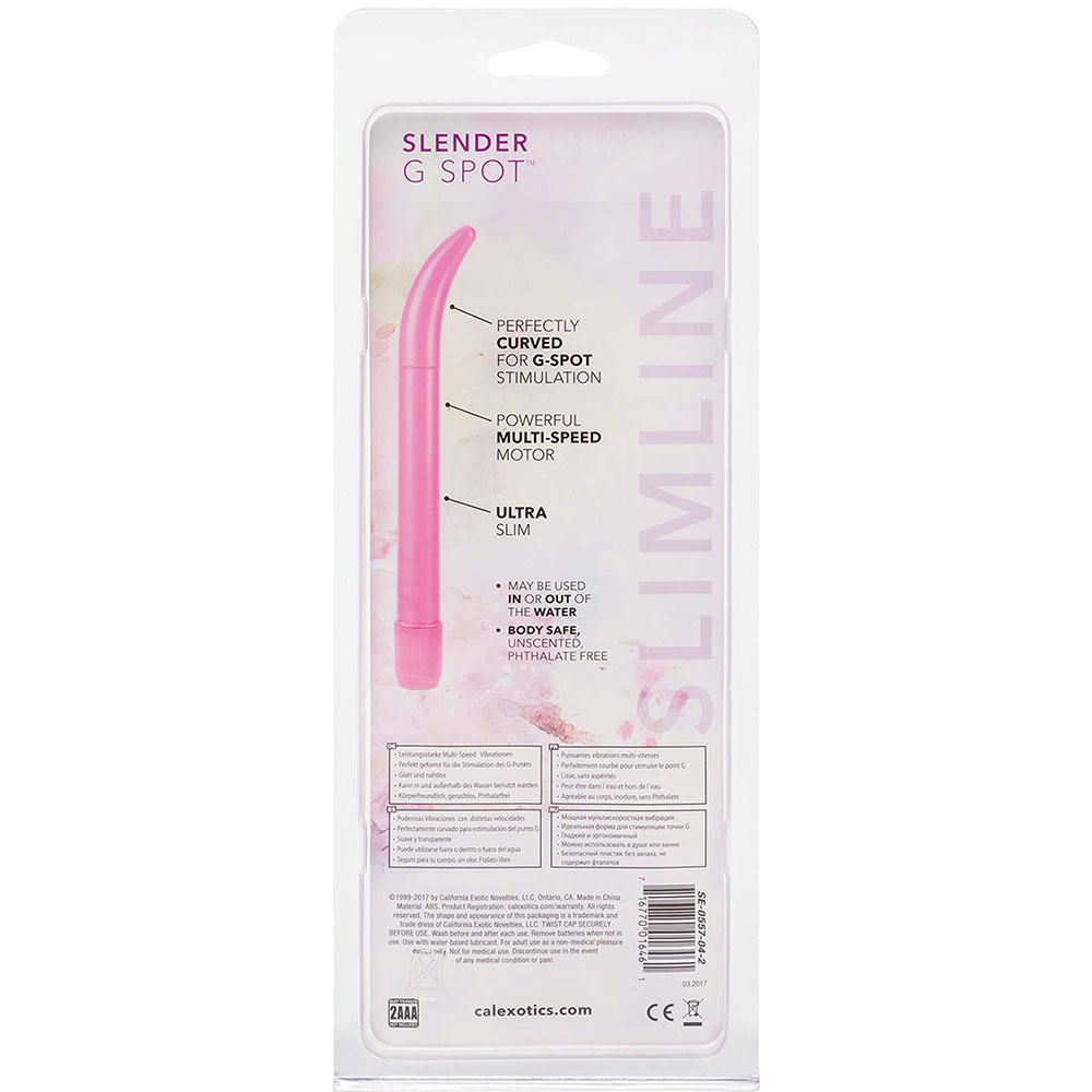 Cal Exotics Slender G-Spot Vibe (Pink)