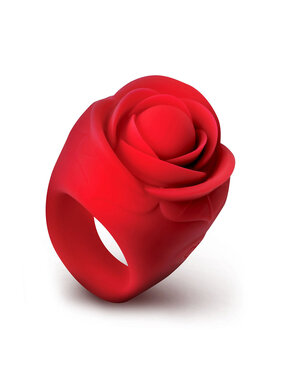 XR Brands Bloomgasm Rose Ring Discreet Finger Vibrator