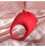 XR Brands Bloomgasm Rose Ring Discreet Finger Vibrator