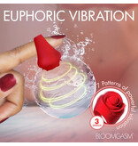XR Brands Bloomgasm Rose Ring Discreet Finger Vibrator