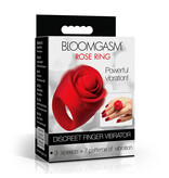 XR Brands Bloomgasm Rose Ring Discreet Finger Vibrator