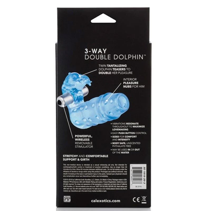 Cal Exotics 3-Way Double Dolphin