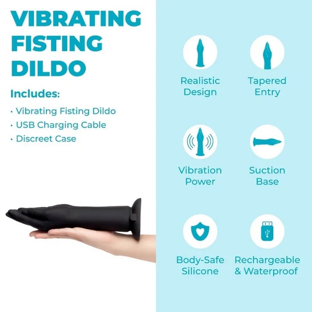 b-Vibe b-Vibe Vibrating Silicone Hand Fisting Dildo