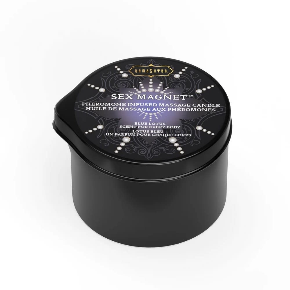 Kama Sutra Kama Sutra Sex Magnet: Blue Lotus Pheromone Massage Candle 2 oz (59 g)