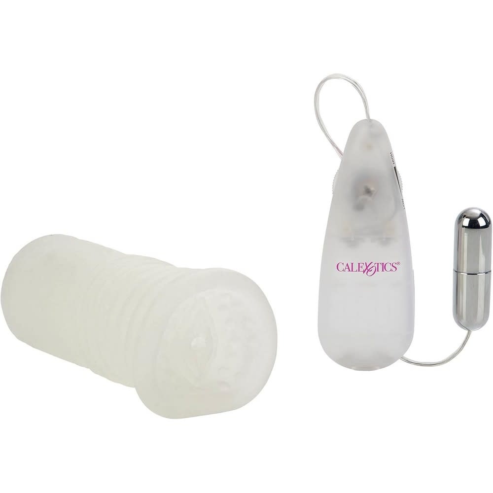 Cal Exotics Sue Johanson Vibrating Head Honcho White Glow in the Dark