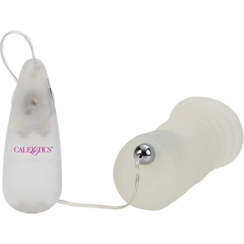 Cal Exotics Sue Johanson Vibrating Head Honcho White Glow in the Dark