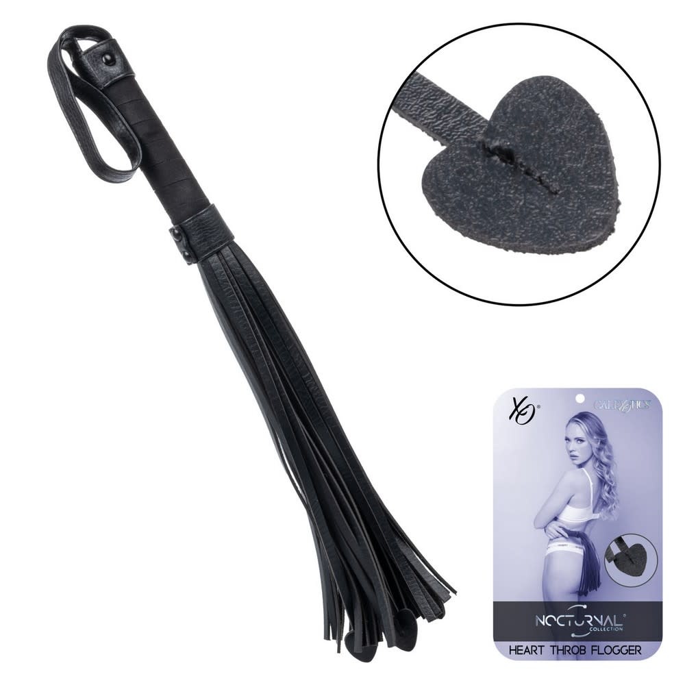 Cal Exotics Nocturnal Collection Heart Throb Flogger