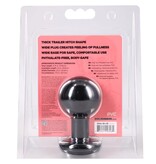 Doc Johnson Toys The Classic Round Butt Plug  - Medium (Black)