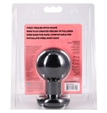 Doc Johnson Toys The Classic Round Butt Plug - Large (Black)