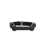 Shots America Toys Ouch! Black & White Silicone Bit Gag