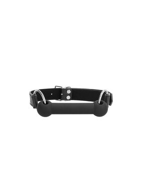 Shots America Toys Ouch! Black & White Silicone Bit Gag