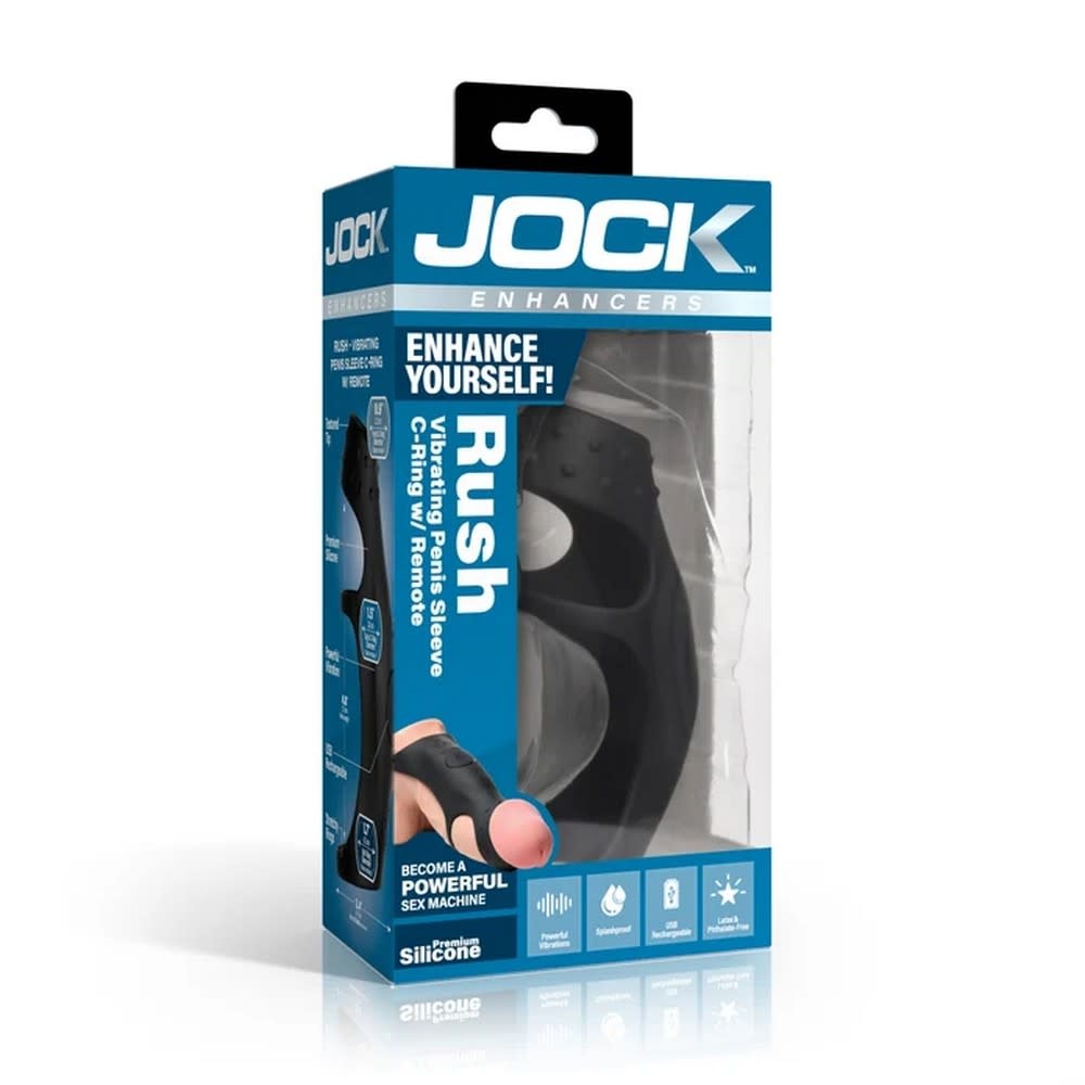 XR Brands Jock Rush Vibrating Penis Sleeve