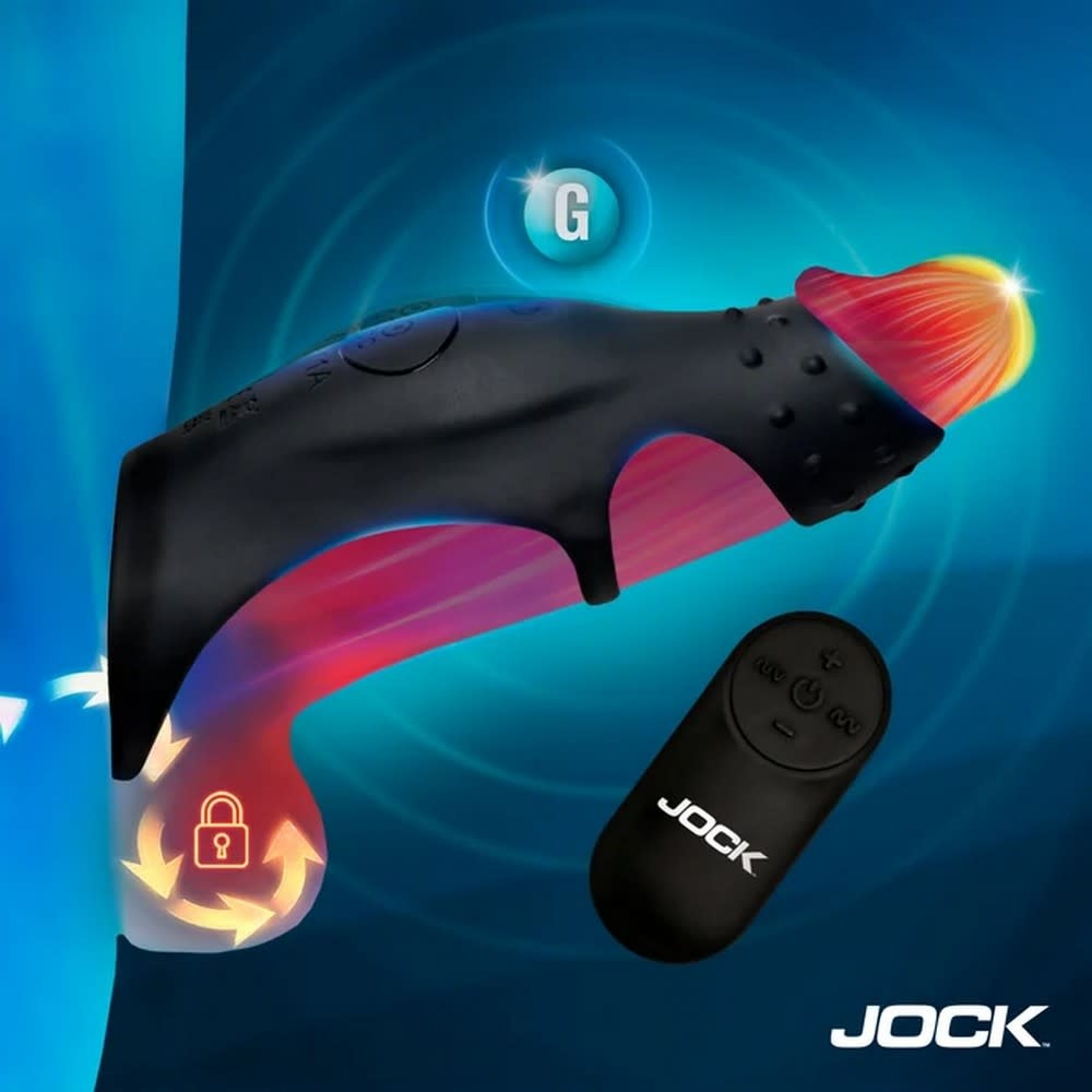 XR Brands Jock Rush Vibrating Penis Sleeve