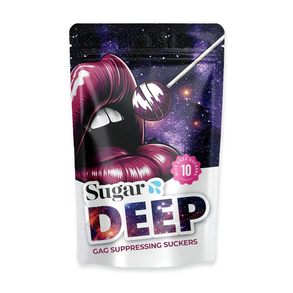 Sugar Splash Sugar Splash DEEP Gag Suppressing Suckers (Bag of 10)