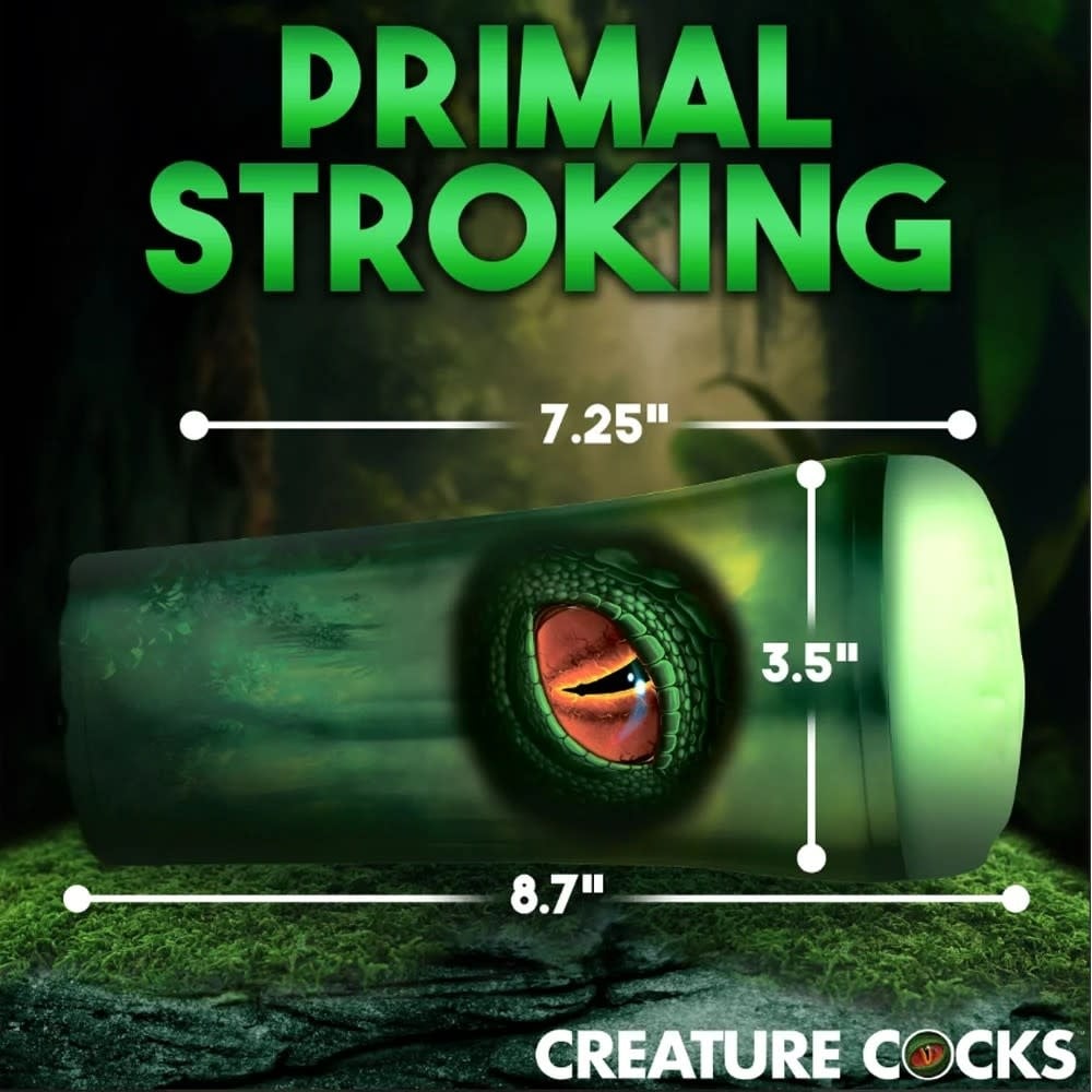 XR Brands Creature Cocks: Raptor Reptile Stroker