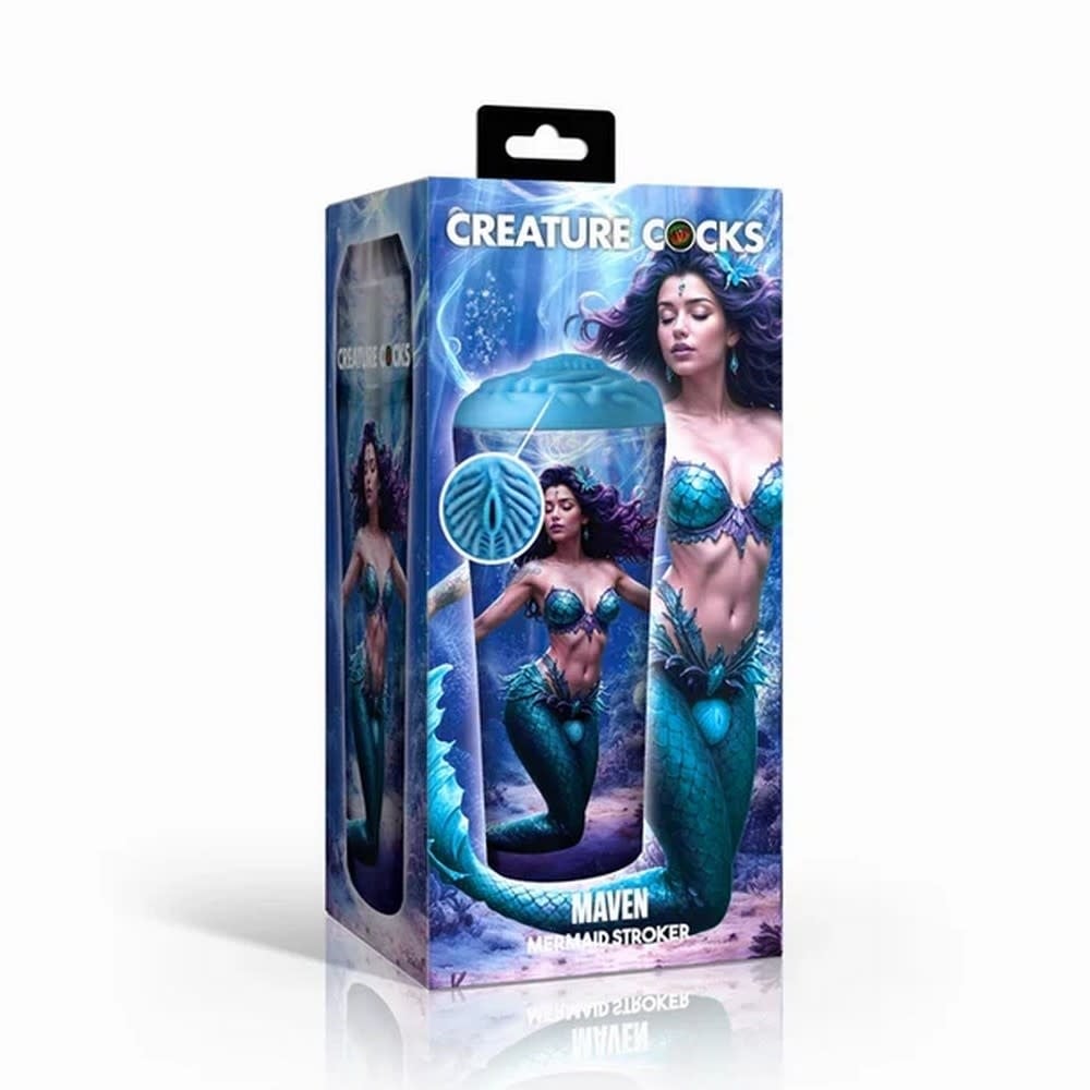 XR Brands Creature Cocks: Maven Mermaid Stroker