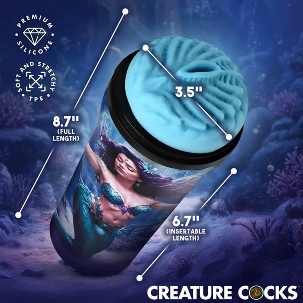XR Brands Creature Cocks: Maven Mermaid Stroker