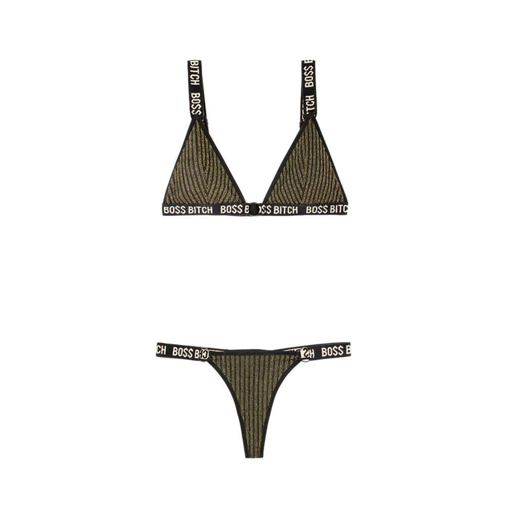 Fantasy Lingerie Vibes BOSS Bitch Bralette & Thong Panty Set