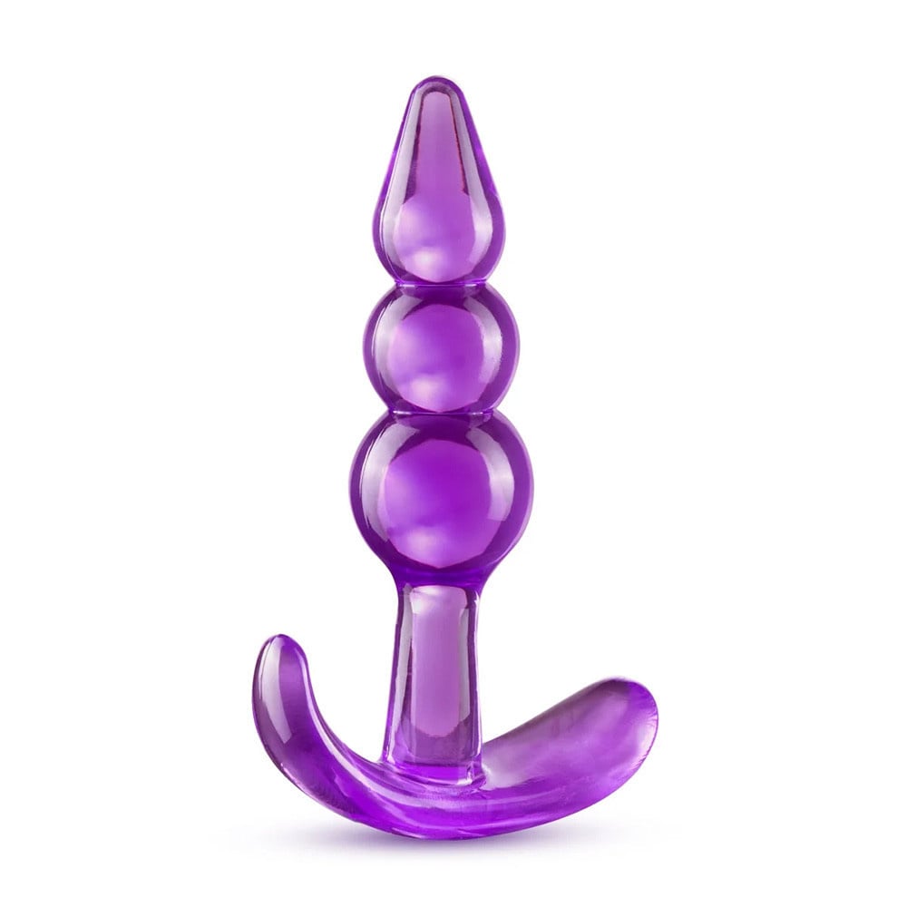 Blush Novelties B Yours Triple Bead Anal Plug (Purple)