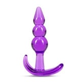 Blush Novelties B Yours Triple Bead Anal Plug (Purple)