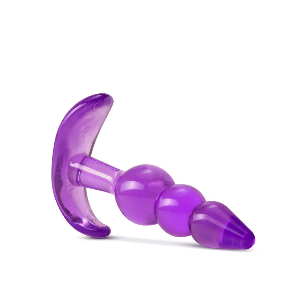 Blush Novelties B Yours Triple Bead Anal Plug (Purple)