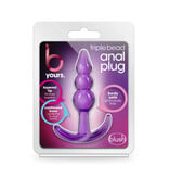 Blush Novelties B Yours Triple Bead Anal Plug (Purple)
