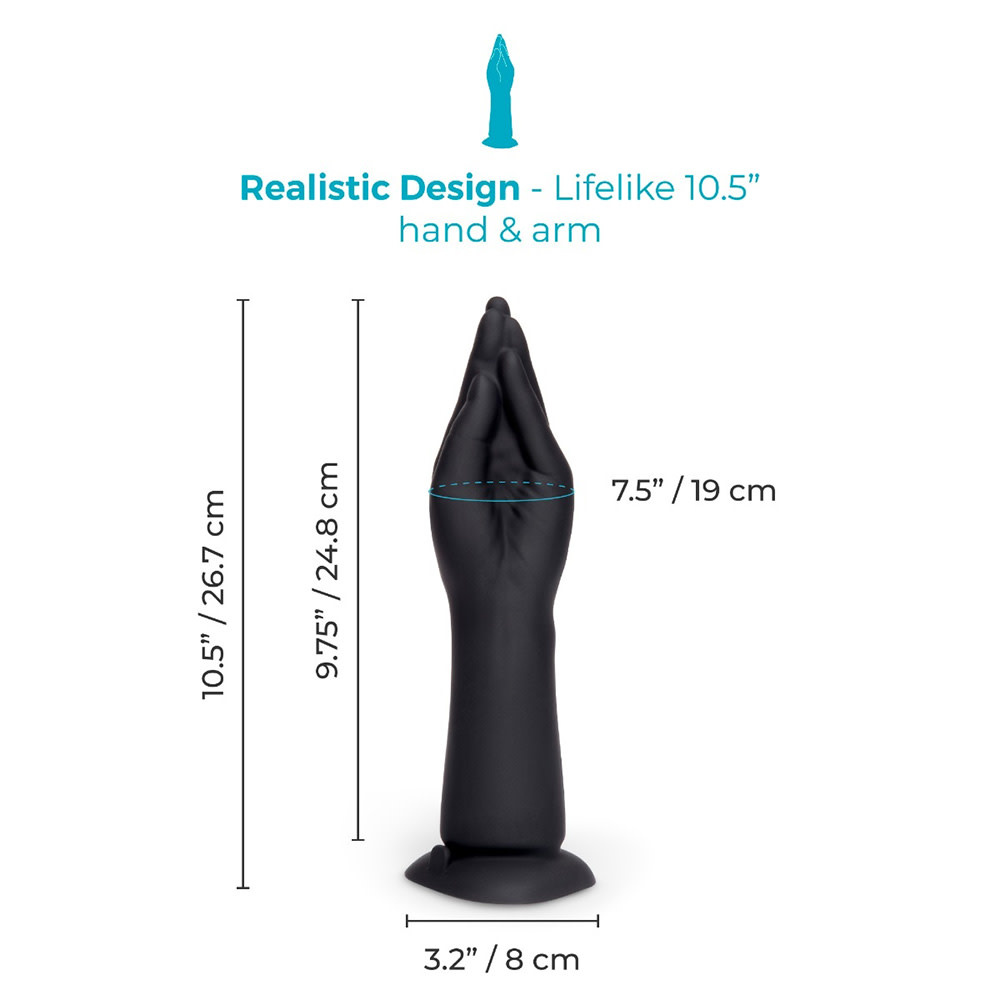 b-Vibe b-Vibe Vibrating Silicone Hand Fisting Dildo
