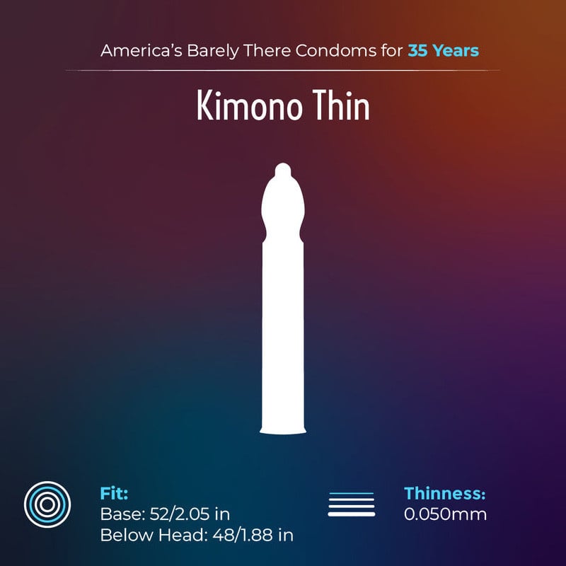 Kimono Condoms Kimono Thin Condoms (12 Pack)